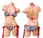 Tony Wear 3088-Z - Triangle top, lycra scrunch back string tie bottom.
 in Swim Wear and Bathing Suits