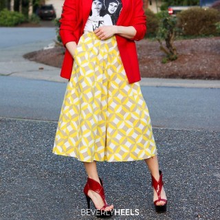 When in doubt, wear red! 👗👠💄

