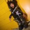 Damned-318 - Black Vegan Leather