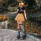 Bear-104 - Black Patent Vegan Leather