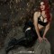 Seduce-3082 - Black Stretch Faux Leather