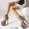 Peep Toe Stiletto Heels Colorful Ankle Buckle Straps Platforms Club Dance Pumps - Green