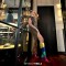 Pointed Toe Chunky Heels Colorful Patchwork Knee Highs Boots - Multicolor 