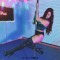 Adore-3021GP - Black Glitter Patent