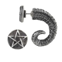 E356 - Magic Rams Horn Earring
