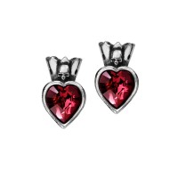 E379 - Claddagh Heart Earstuds
