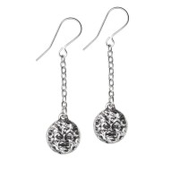 E399 - Man In The Moon Dropper Earrings
