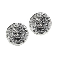 E400 - Man In The Moon Stud Earrings