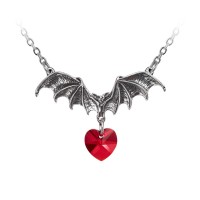 P802 - Vampire Loveheart Pendant