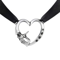 P821 - Etendu Mort De Coeur Choker