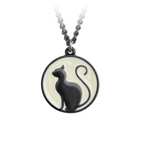 P824 - Meow at the Moon Pendant
