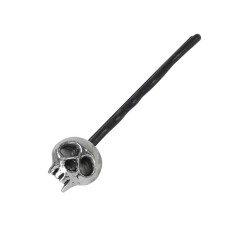 HG1B - Skully Hair Grip (Black) SPECIAL