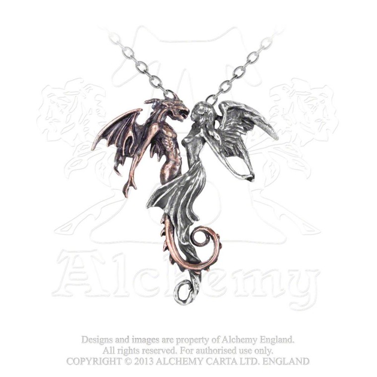 Alchemy P453 The Chemical Wedding in Pendants Buttons Patches
