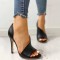 Ladies Party Stiletto Heels - Black