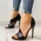 Ladies Party Stiletto Heels - Black