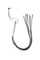 12007 Leather Whip With Metal Handle