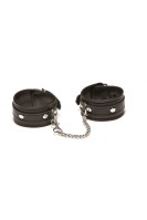 2073 X Play Black Ankle Cuffs With Chain
