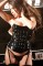 11-1907 Vinyl Corset - Large