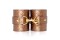 2096 - X Play Quilted Wrist Cuffs Bronze
