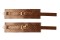 2097 - X Play Quilted Ankle Cuffs Bronze