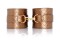 2097 - X Play Quilted Ankle Cuffs Bronze