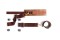 2104 - X Play Door Jam With Cuffs Bronze