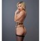 A1139B - Adore Waist Harness With Detachable Garters Black