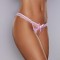 A1145P - Allure Peach-y Lace And Mesh Open Panty Pink