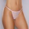 A1150P - Allure Cloud 69 Mesh Thong Pink