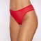 A1163R - Allure Lingerie Blushing Lace Pearl String Thong Red