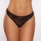 A1167B - Allure Lingerie All Wrapped Up Lace Thong Black