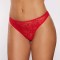 A1167R - Allure Lingerie All Wrapped Up Lace Thong Red