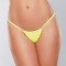 AL-100YX - Allure Thong Neon Yellow Plus Size