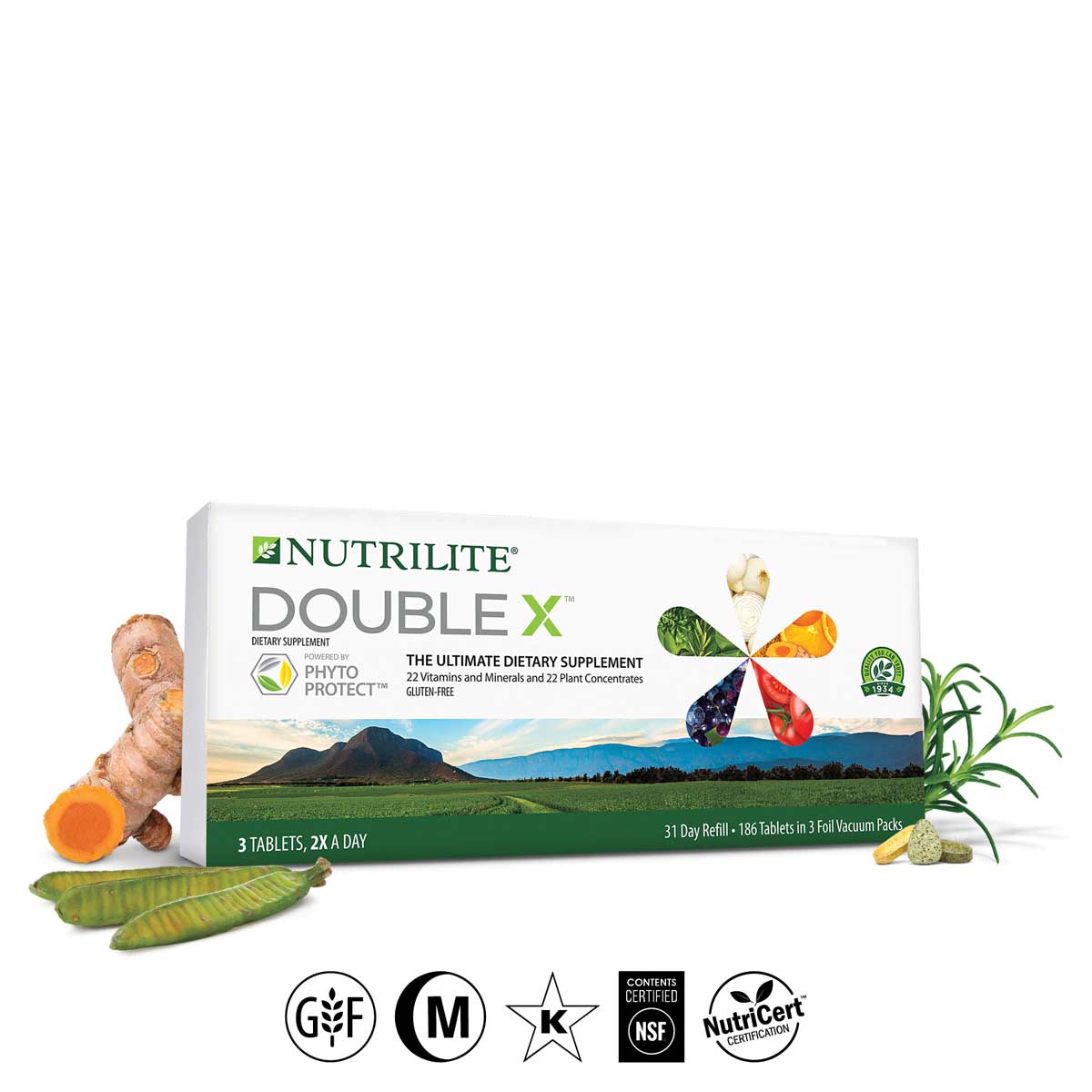Amway Nutrilite Double X Vitamin, Mineral, Phytonutrient Supplement