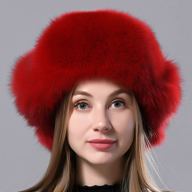 Emma Jones Ushanka Earmuffs Faux Furry Nomad Winter Hat Red in Caps Chokers Scarfs Hats Headwear 49.90