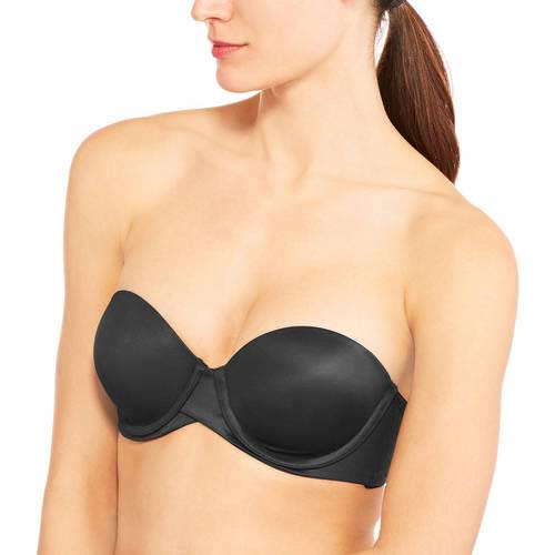 Sweet Nothings Stay Put Strapless Push Up Underwire Bra SN6990 SPECIAL - Black - 38C - Sweet Nothings Stay Put Strapless Push Up Underwire Bra SN6990 - Black - 38C in Specials