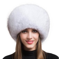 Earmuffs Faux Furry Siberian Winter Leather Hat - Gray