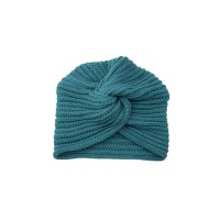 Vintage French Style  Knitted Wool Winter Hat Headwear - Blue