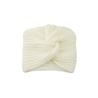 Vintage French Style  Knitted Wool Winter Hat Headwear - White