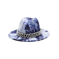 Colorful Bead Straps Panama Party Hat - Multicolor