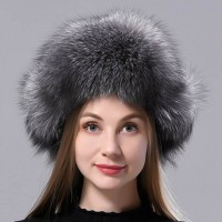 Ushanka Earmuffs Faux Furry Nomad Winter Hat - Grizzle Gray