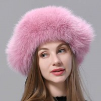 Ushanka Earmuffs Faux Furry Nomad Winter Hat - Light Pink