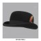 Derby Bowler Satin Lined Old Fashion Costumes Feathers Hat - Black