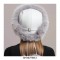 Earmuffs Faux Furry Siberian Winter Leather Hat - Gray
