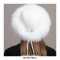 Earmuffs Faux Furry Siberian Winter Leather Hat - White