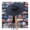 Flat Cartwheel Straw Summer Beach Fashion Hat - Black