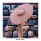 Flat Cartwheel Straw Summer Beach Fashion Hat - Black