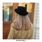 Porkpie Old Fashion Concept Costumes Winter Autumn Warm Style Hat - Black
