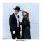 Old Fashion Wide Brim Wool Felt Fedora Hat - Navy Blue