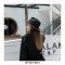 Old Fashion Wide Brim Wool Felt Fedora Hat - Navy Blue